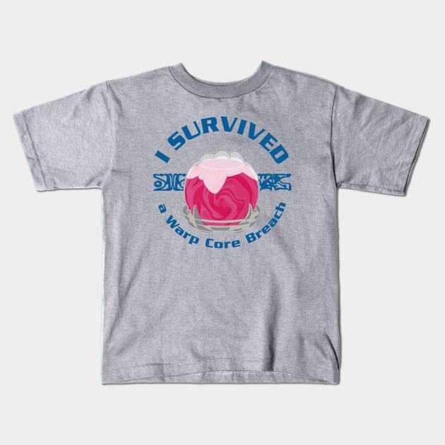 Warp Core Breach Kids T-Shirt by PopCultureShirts